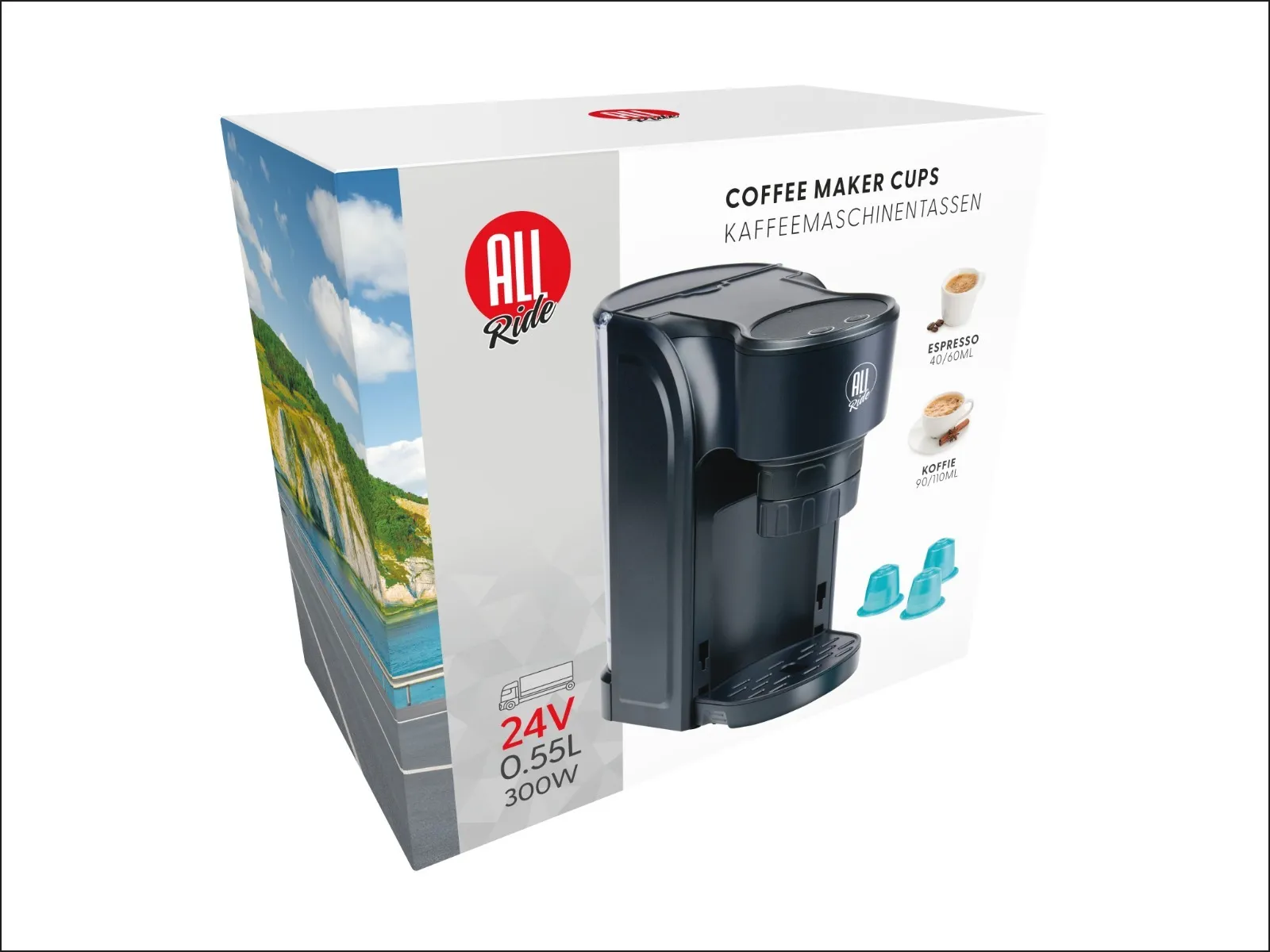Kaffeemaschine Cups 24V 300W